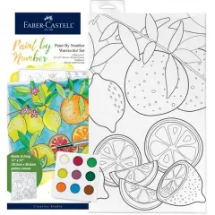 Faber-Castell Produce Paint by Number Watercolor Set