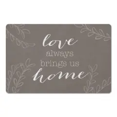 Love Brings Us Home Floor Mat, 27" x 18"