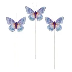 Fabric Butterflies, 3ct. by Ashland&reg; Purple