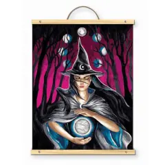 16" x 20" Celestial Witch Paint-by-Number Kit with Wood Display Hanger by Artist's Loft&reg;