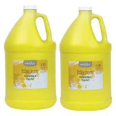 Handy Art&reg; Little Masters&reg; Tempera Paint Gallon, 2ct. Yellow