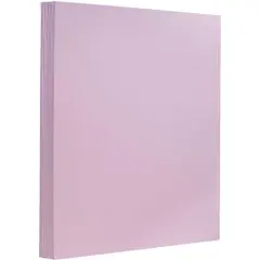 JAM Paper Matte 8.5" x 11" Extra Heavyweight Cardstock, 25 Sheets Light Purple
