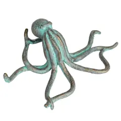 Hello Honey&reg; 12.5" Teal Verdigris Octopus Tabletop D&eacute;cor