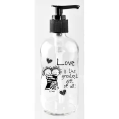 Marci Art 8oz. Love Is The Greatest Soap Dispenser