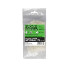 Bundle Buddies&trade; 6" Natural Multi-Purpose Cable Ties, 100ct.