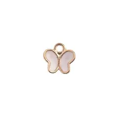 John Bead Sweet & Petite Butterfly Charms, 10ct. Pink