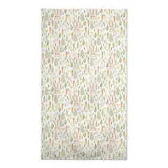 Bunny And Carrot Pattern 2 58" x 102" Tablecloth