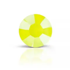 Preciosa MAXIMA SS20 Neon Flatback Czech Crystals, 144ct. Neon Yellow