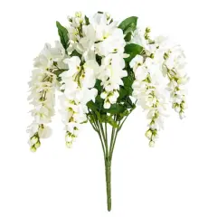 Artificial White Wisteria Bush