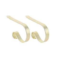 Original MantleClip&reg; Glimmer Gold Stocking Holders, 2ct.