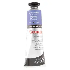 Daler-Rowney&reg; Georgian Oil Colour, 38mL 137 Permanent Blue
