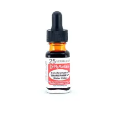 Dr. Ph. Martin's&reg; Synchromatic Transparent Watercolor, 0.5oz. 25 Vermillion