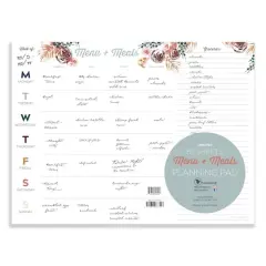 TF Publishing Floral Weekly Meal Planning Pad