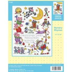 Design Works&trade; Nursery Rhymes Counted Cross Stitch Kit