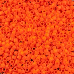 John Bead 11/0 Miyuki Delica Glass Seed Beads, 5g Orange