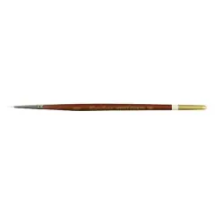 Robert Simmons White Sable Short Handle Round Brush, Size 8/0