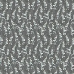 Fabric Editions Gray Motini Vines Cotton Fabric