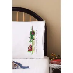 Tobin Stamped For Embroidery Farm Sweet Farm Pillowcase Set