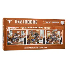 College Game Day in the Dog House 1,000 Piece Puzzle Texas Longhorns