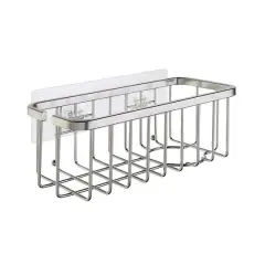 SunnyPoint NeverRust Deluxe Kitchen Sink Suction Holder Brush Nickel