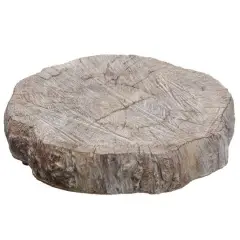 2" Wood Log Low Cement Pedestal