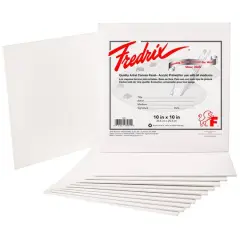 FREDRIX 12 Pack Artist Series Primed Canvas Panel