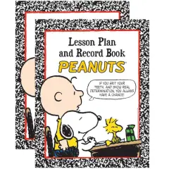 Eureka&reg; Peanuts&reg; Lesson Plan & Record Book, 2 ct.