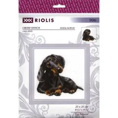 RIOLIS Dachshund Cross Stitch Kit