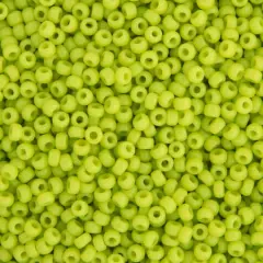 John Bead Miyuki&reg; 11/0 Glass Seed Beads, 250g Opaque Chartreuse