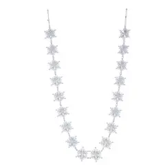 6ft. Iridescent Snowflakes Garland by Ashland&reg;