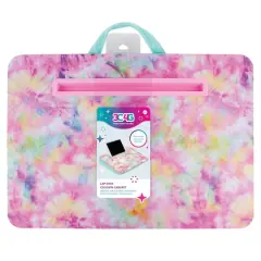 Make It Real&trade; 3C4G Teal & Pastel Tie-Dye Lap Desk