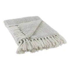 DII&reg; Artichoke Herringbone Stripe Throw