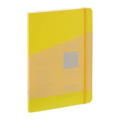 Fabriano&reg; Ecoqua Plus Dotted A5 Fabric-Bound Notebook Yellow