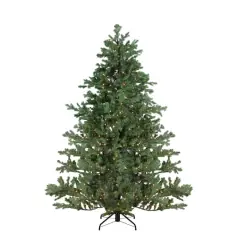 7.5ft. Pre-Lit Mountain Pine Artificial Christmas Tree, Clear Lights