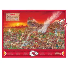 Joe Journeyman NFL Wooden Puzzle Kansas City Chiefs