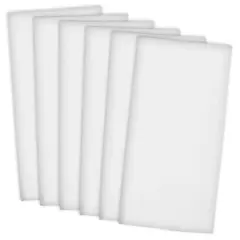 DII&reg; White Flat Woven Dishtowels, 6ct.