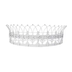 Hello Honey&reg; 29" Metal Curtain Crown White