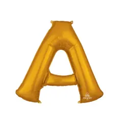 32" Gold Letter Foil Balloon A