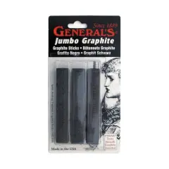 General's&reg; Jumbo Graphite Stick Set, 3ct.