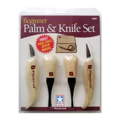 FlexCut&reg; Beginner Palm & Knife Set, 4ct.