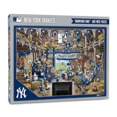 MLB Barnyard Fans 500 Piece Puzzle New York Yankees