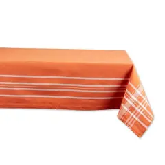 DII&reg; 84" Burnt Orange Harvest Market Tablecloth