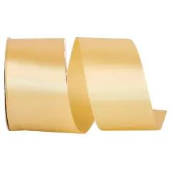 JAM Paper 2.5" x 50yd. Single Face Satin Allure Ribbon Raw Silk