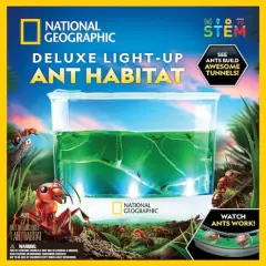 National Geographic Deluxe Light-Up Ant Habitat Kit