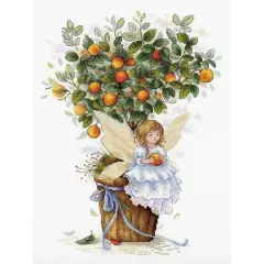 MP Studia Orange Fairy Cross Stitch Kit
