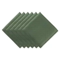 DII&reg; Oversized Tonal Lattice Print Outdoor Linen Dinner Napkins, 6ct. Artichoke