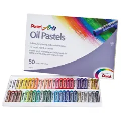 Pentel Arts&reg; 50 Color Oil Pastels Set
