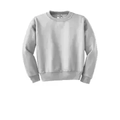 JERZEES&reg; NuBlend&reg; Crewneck Youth Sweatshirt Ash