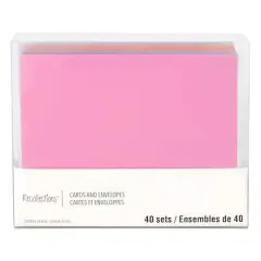 Shimmer Cards & Envelopes by Recollections&trade;, 4.25" x 5.5"