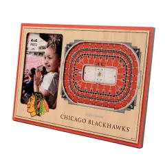 NHL 3D StadiumViews 4" x 6" Photo Frame Chicago Blackhawks
